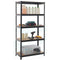 Boltless 5 Tier Heavy Duty Steel Shelving Unit – 875kg Load, Black