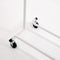 Heavy Duty White Clothes Rail – Adjustable Width & Height with Shelf and Locking Wheels