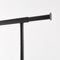 Heavy Duty Black Clothes Rail – Adjustable Width & Height with Shelf and Locking Wheels