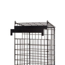 Black Letterbox Cage No Screws Needed Door Mail Box Post Letter Catcher