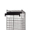 Black Letterbox Cage No Screws Needed Door Mail Box Post Letter Catcher