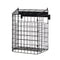 Black Letterbox Cage No Screws Needed Door Mail Box Post Letter Catcher