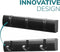 Wall Mounted Door Hook Rack – 3 Black Nickel Hooks on Black Wooden Board