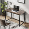 Rustic Dark Brown Computer Desk 100cm – Home Office, Gaming & Study Table