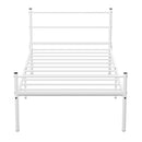 Single Metal Bed Frame Extra Strong Stylish Modern Bedroom Storage Sturdy Design