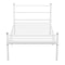 Single Metal Bed Frame Extra Strong Stylish Modern Bedroom Storage Sturdy Design