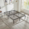King Size Bed Frame – Durable Black Metal Platform, 151 x 201 x 35 cm