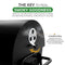 Barrel Charcoal BBQ Grill with Lid Thermometer, Portable Trolley Smoker, Wheels
