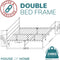 Metal Bed Frame Modern Design Single, Double, King, Extra Strong Black Finish Sturdy & Durable