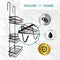 3-Tier Non-Rust Hanging Shower Caddy – Black Bathroom Organiser Rack for Shower Screen or Door