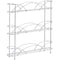 3 Tier Freestanding Spice Rack – Chrome Steel Herb Organiser with Non-Slip Feet