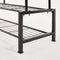 Double Hanging Clothes Rail with Shelves & Shoe Storage – Black Metal, 6 Shelves