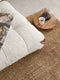 Klappbares Zweisitzer-Schlafsofa Teddy 2, Creme