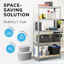 Boltless 5 Tier Heavy Duty Galvanised Steel Shelving Unit – 875kg Capacity
