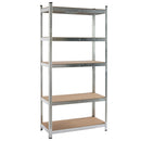 Boltless 5 Tier Heavy Duty Galvanised Steel Shelving Unit – 875kg Capacity