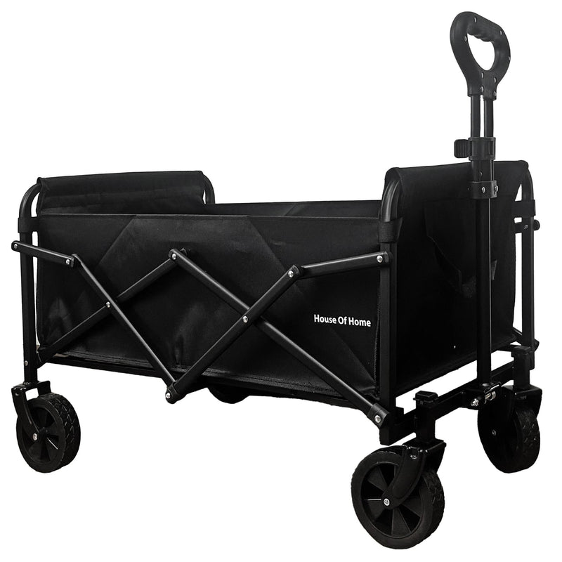 70L Foldable Utility Trolley – Heavy Duty, 100kg Load, Lockable Wheels