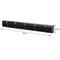 5 Door Hooks In Black Nickel On Black Mountable Board