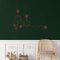 THC Molecule Metal Wall Art