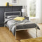 Single Metal Bed Frame Extra Strong Stylish Modern Bedroom Storage Sturdy Design
