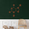 Chocolate Theobromine Molecule Metal Wall Art