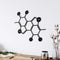 Melanin Molecule Metal Wall Art