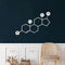 Testosterone Molecule Metal Wall Art