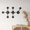 Ethanol Molecul Metal Wall Art
