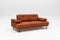 Mustang Orange Zweisitzer-Schlafsofa