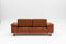 Mustang Orange Zweisitzer-Schlafsofa