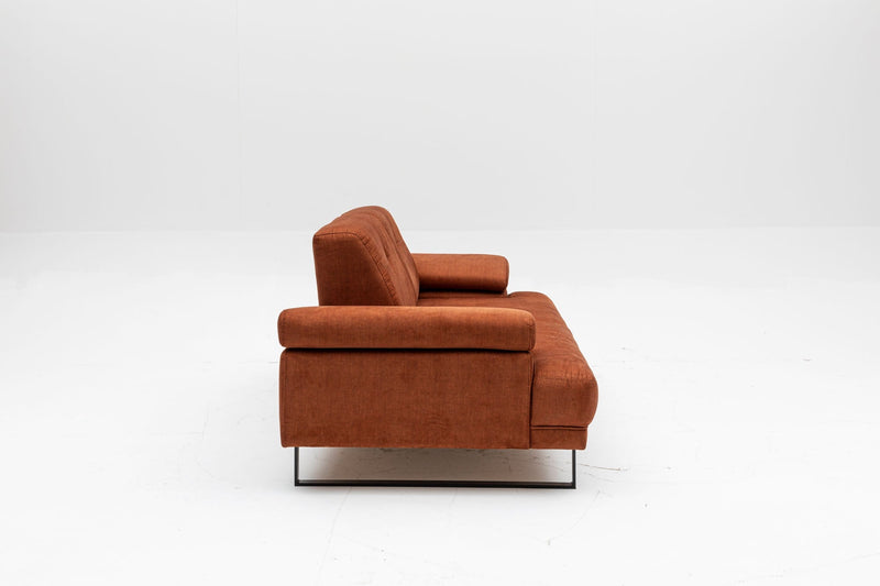 Mustang Orange Zweisitzer-Schlafsofa