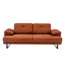 Mustang Orange Zweisitzer-Schlafsofa
