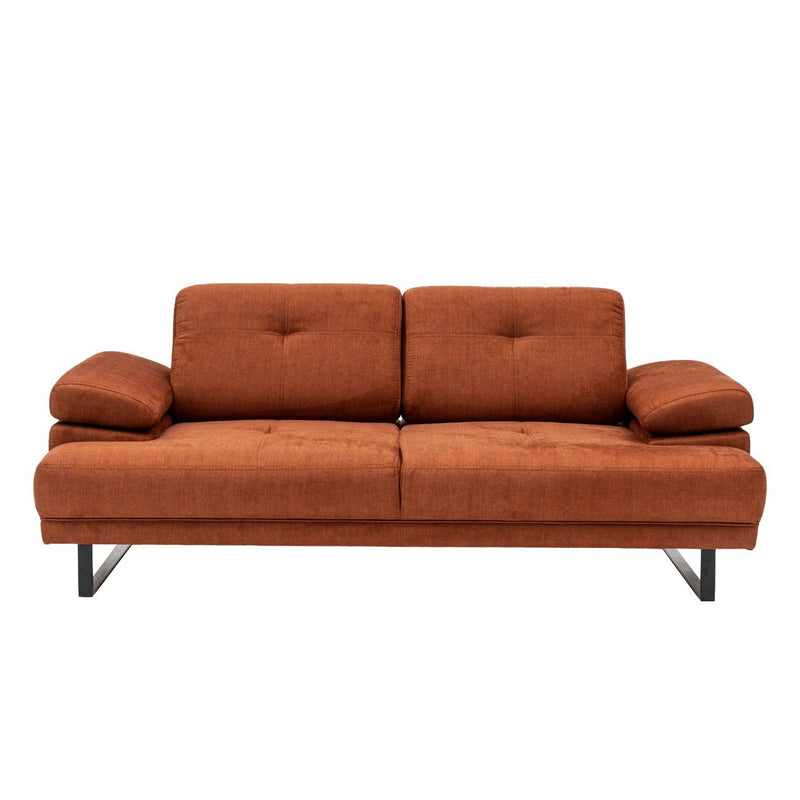 Mustang Orange Zweisitzer-Schlafsofa