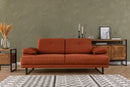 Mustang Orange Zweisitzer-Schlafsofa