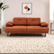 Mustang Orange Zweisitzer-Schlafsofa