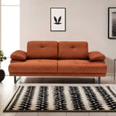 Mustang Orange Zweisitzer-Schlafsofa