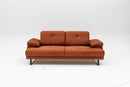 Mustang Orange Zweisitzer-Schlafsofa
