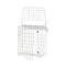 White Letterbox Cage No Screws Needed Door Mail Box Post Letter Catcher