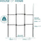 Black Floor to Ceiling Triple Telescopic Wardrobe Organiser – 2 Tier Modular Hanging Clothes Rack