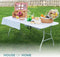 HHeavy Duty 5ft Folding Table – Portable Plastic Banquet & Camping BBQ Table