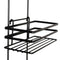 3-Tier Non-Rust Hanging Shower Caddy – Black Bathroom Organiser Rack for Shower Screen or Door