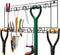 Two Tier Tool Holder with 11 Hooks – Black Powder Coated Wall Rack