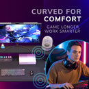Gaming Desk with Monitor Stand Carbon Fibre Top Black 120cm