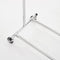 Heavy Duty Chrome Clothes Rail – Adjustable Width & Height with Shelf and Locking Wheels