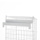 White Letterbox Cage No Screws Needed Door Mail Box Post Letter Catcher