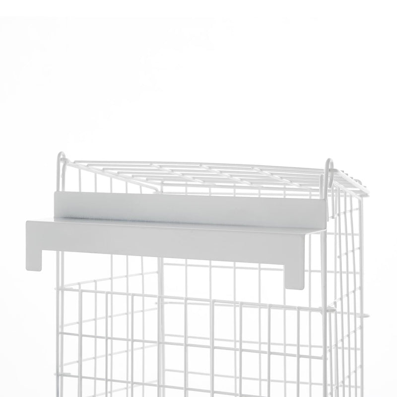 White Letterbox Cage No Screws Needed Door Mail Box Post Letter Catcher