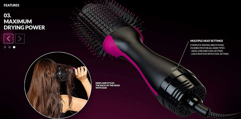 REVLON Pro Collection Salon One Step Hair Dryer and Volumiser - Original RVDR5222UK2