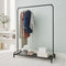 Garment Rack Clothes Rail Stand with Shoe Shelf – Adjustable Feet and Anti-Slip Bar Ends