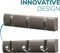 Wall Mounted Door Hook Rack – 3 Concealed Nickel Hooks on Dark Grey Board