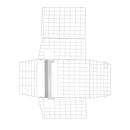 White Letterbox Cage No Screws Needed Door Mail Box Post Letter Catcher
