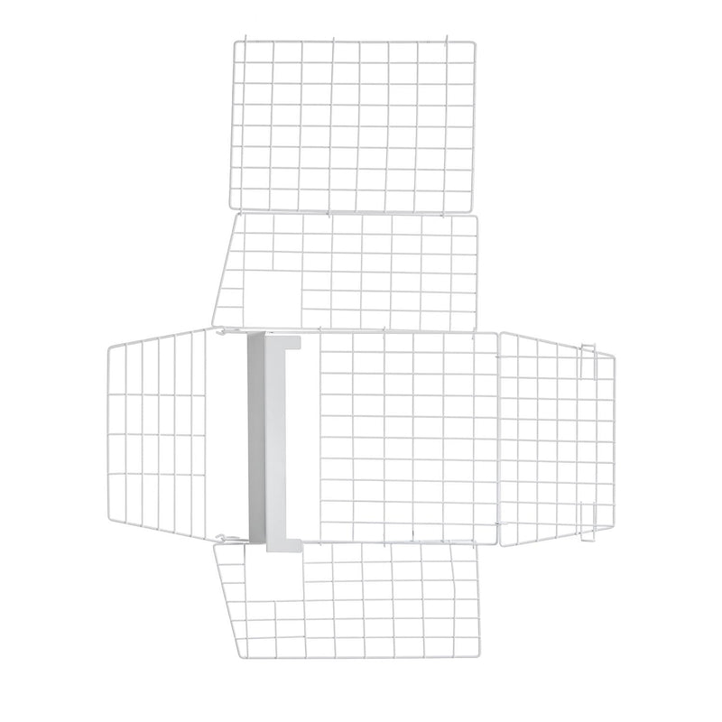 White Letterbox Cage No Screws Needed Door Mail Box Post Letter Catcher